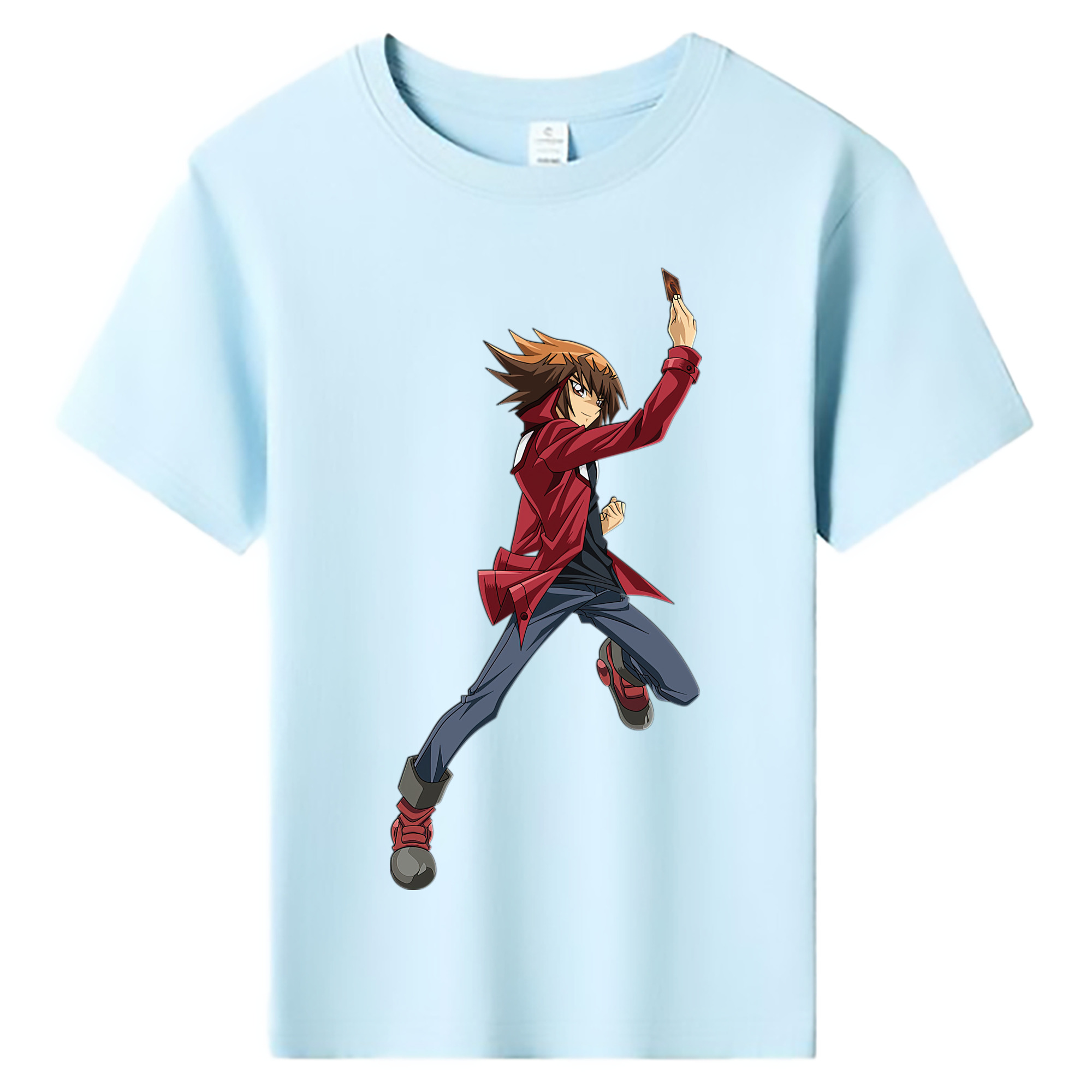 （画像用） 遊☆戯☆王 Yu-Gi-Oh! 綿100％キッズTシャツ（フロントプリント）